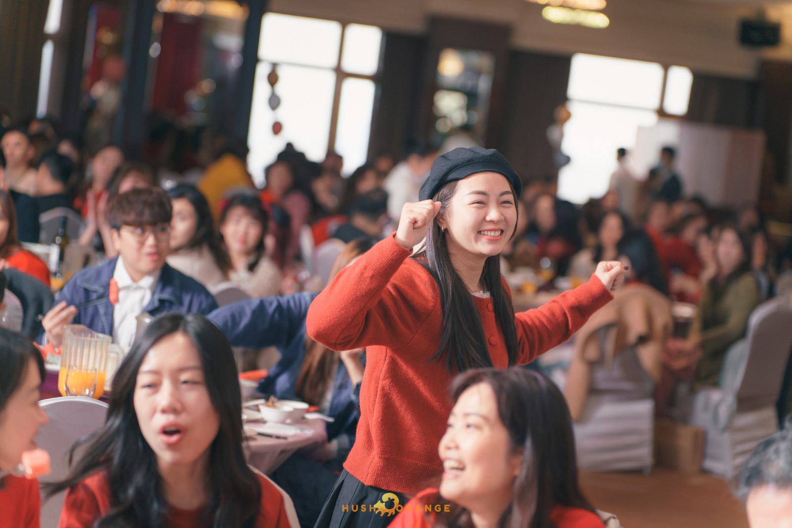 皓橘專業攝影團隊在台中福華大飯店拍攝富頡國際公司春酒之活動紀錄畫面，歡迎洽詢相關活動攝影報價
