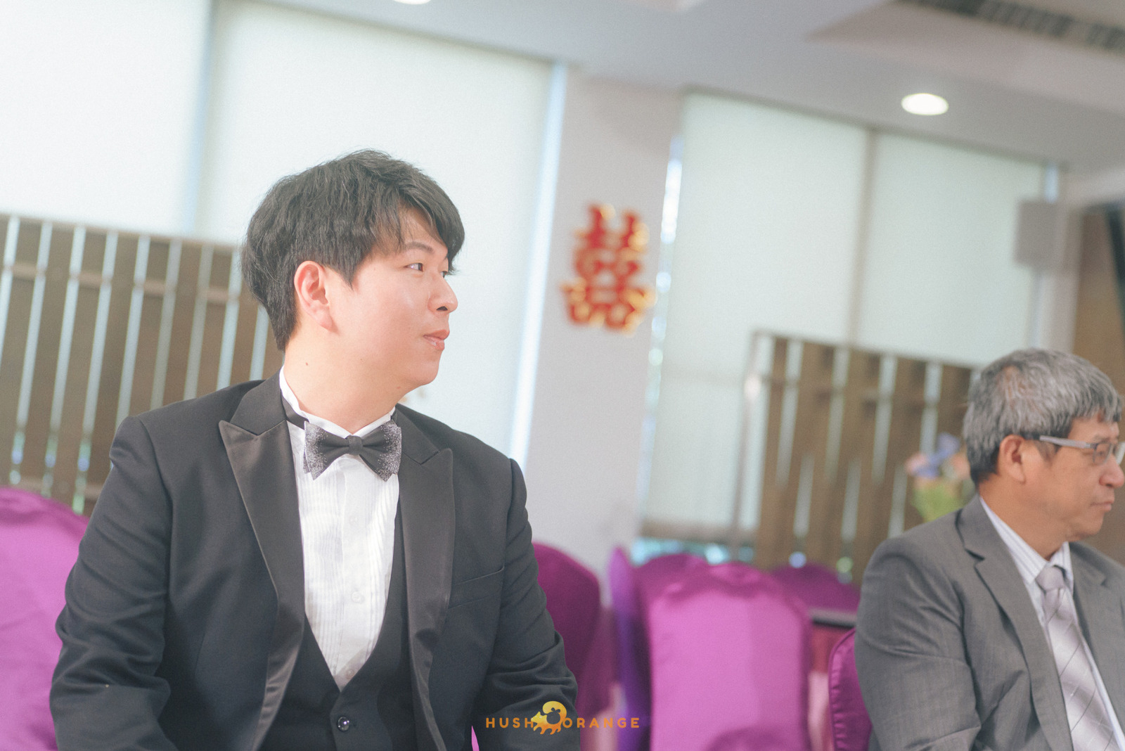 皓橘專業攝影團隊在屏東阿菊食堂拍攝新人婚禮之活動紀錄畫面，捕捉下新人間及家人間珍貴的瞬間，歡迎洽詢相關活動攝影報價
