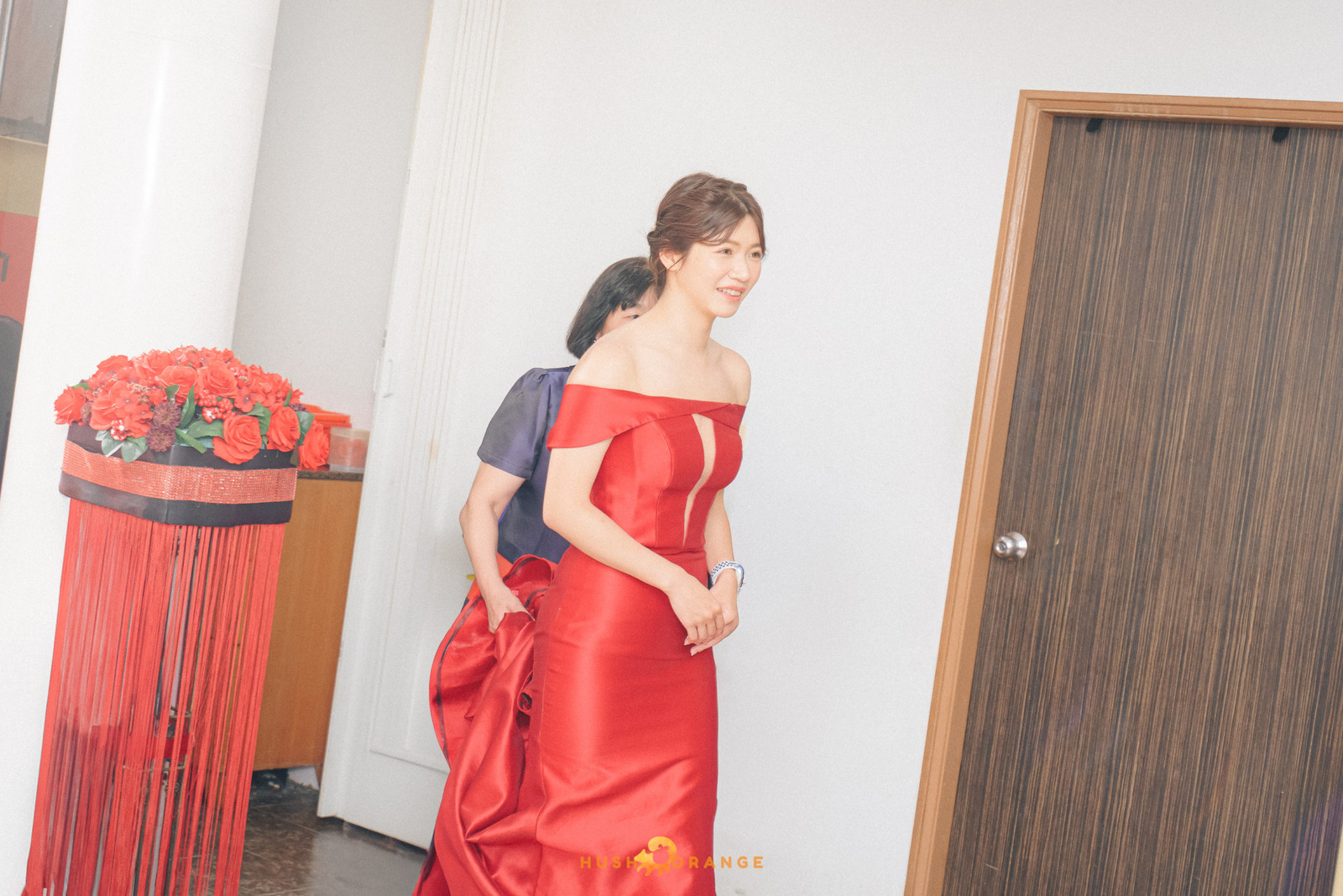 皓橘專業攝影團隊在屏東阿菊食堂拍攝新人婚禮之活動紀錄畫面，捕捉下新人間及家人間珍貴的瞬間，歡迎洽詢相關活動攝影報價